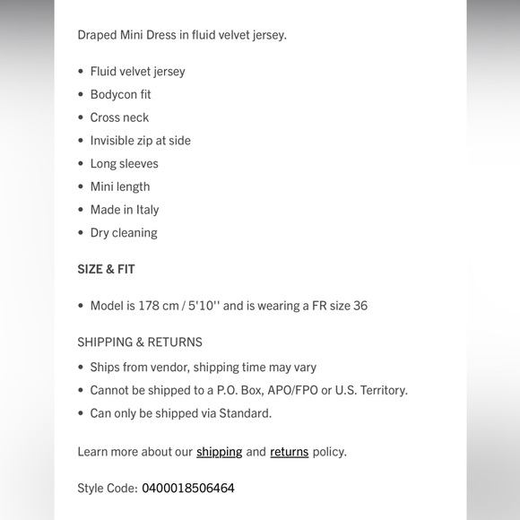 Balenciaga Draped Mini Dress - Picture 11 of 11